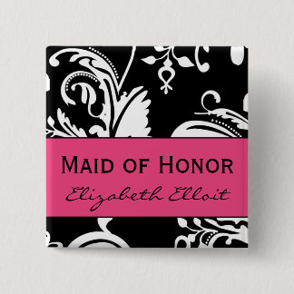 HP&B Maid of Honour Square Button