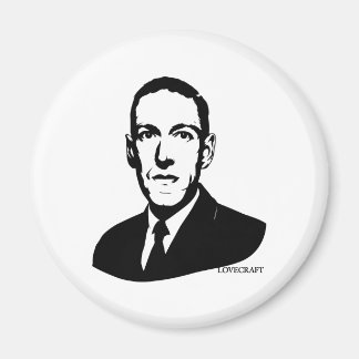 HP Lovecraft Portrait Magnet