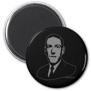 HP Lovecraft Portrait Magnet