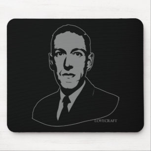HP Lovecraft Portrait Mousepad