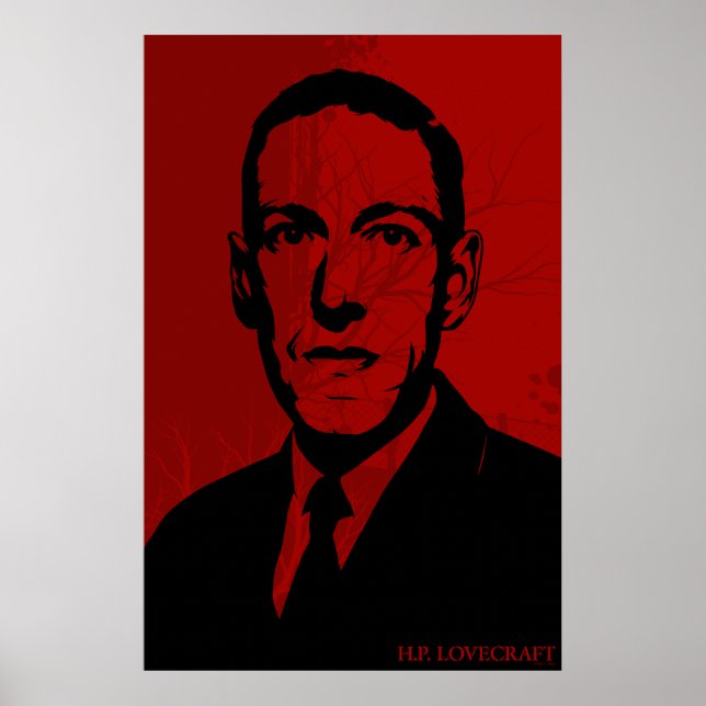 HP Lovecraft Portrait Poster (Front)