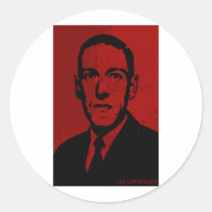 HP Lovecraft Portrait Sticker