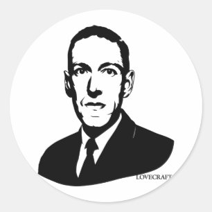 HP Lovecraft Portrait Sticker