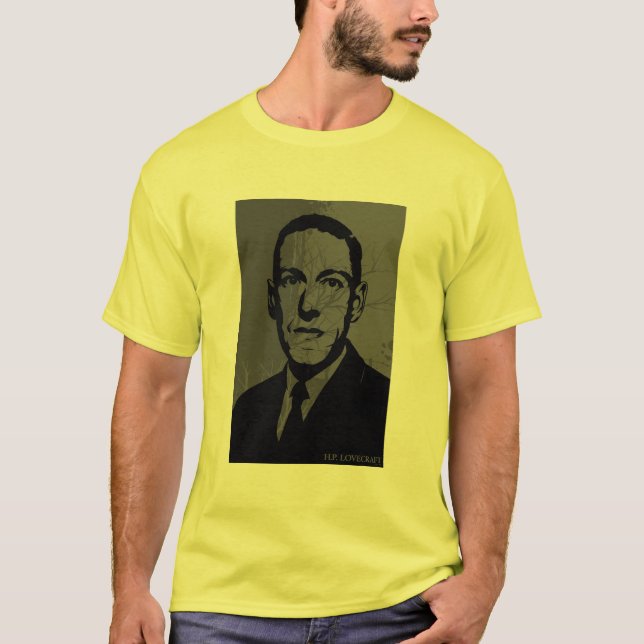 HP Lovecraft Portrait T-Shirt (Front)
