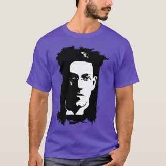 HP Lovecraft Splatter background T-Shirt