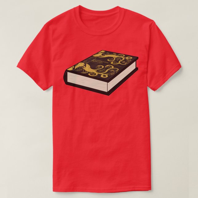 HP Magical Beasts Textbook T-Shirt (Design Front)