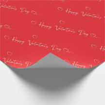 Hppy Valentine's Day gift wrapping