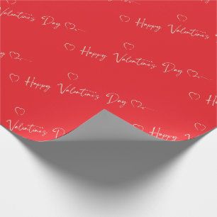 Hppy Valentine's Day gift wrapping Paper