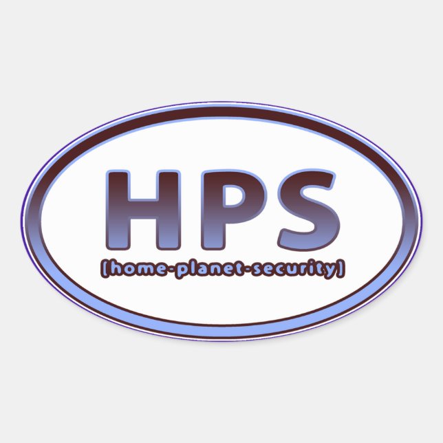 HPS OVAL STICKER (Front)