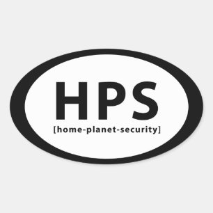 HPS OVAL STICKER