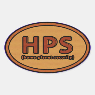 HPS OVAL STICKER