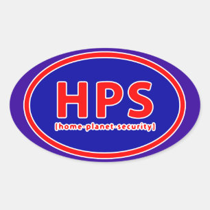 HPS OVAL STICKER