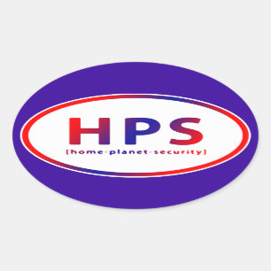 HPS OVAL STICKER
