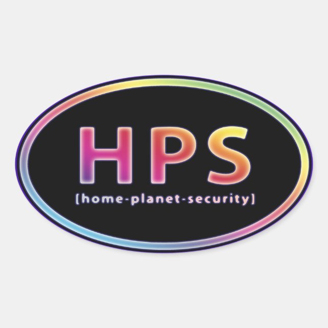 HPS OVAL STICKER (Front)