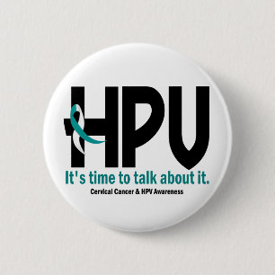 HPV Awareness 1 6 Cm Round Badge
