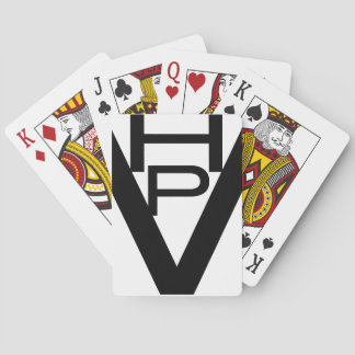 HPV Logo design on a crisp new Deck of Cards! Playing Cards