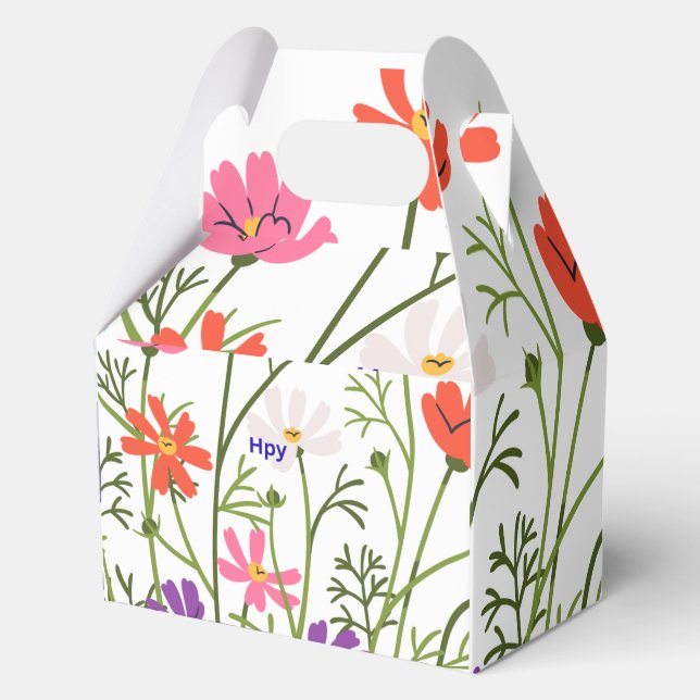 HPy” Happy Message Packaging for Special Gifts Favour Box (Front)