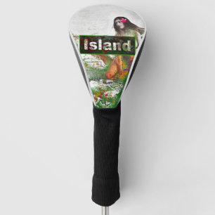 HQ Island Hula Girl With Flowers Golf Head Cover