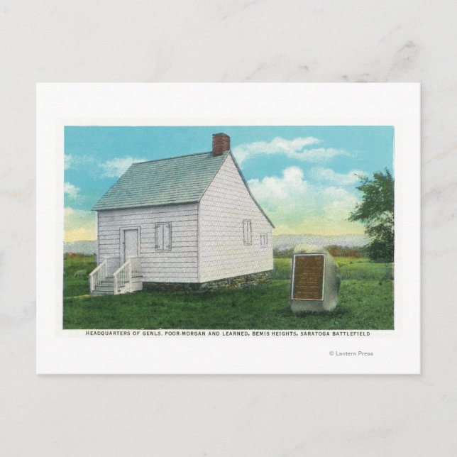 HQ of Gen Poor-Morgan & Learned Postcard (Front)