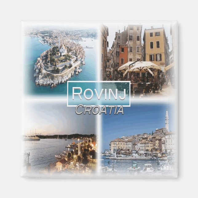 HR0029 Euope, Croatia, Rovinj, fridge Magnet (Front)