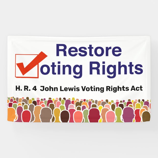 HR4 John Lewis Voting Rights Act Banner (Horizontal)