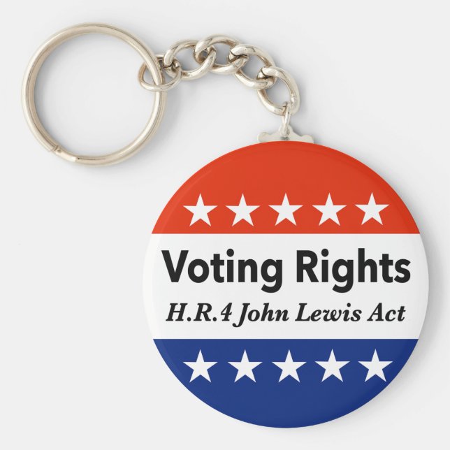 HR4 John Lewis Voting Rights Act Key Ring (Front)