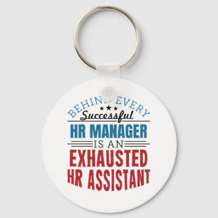 HR Assistant Funny Quote Human Resources Key Ring