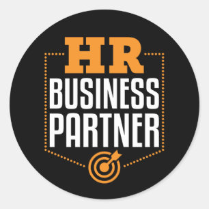 HR Business Partner Human Resources Professional Classic Round Sticker
