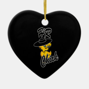 HR Chick #4 Ceramic Tree Decoration