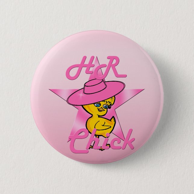 HR Chick #8 6 Cm Round Badge (Front)