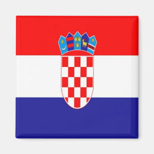 HR - Croatia - Flag Magnet