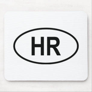 "HR" Croatia Mouse Mat
