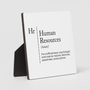 HR Definition dictionnary Plaque