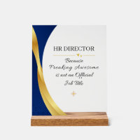 HR Director Office Quote Acrylic Sign