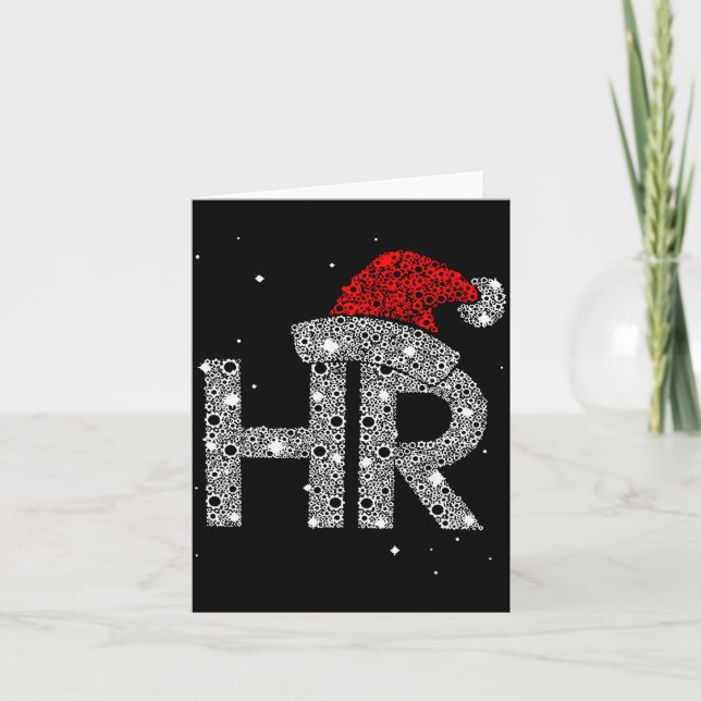 Hr Human Resource Jobs - Funny Christmas Gift  Card (Front)