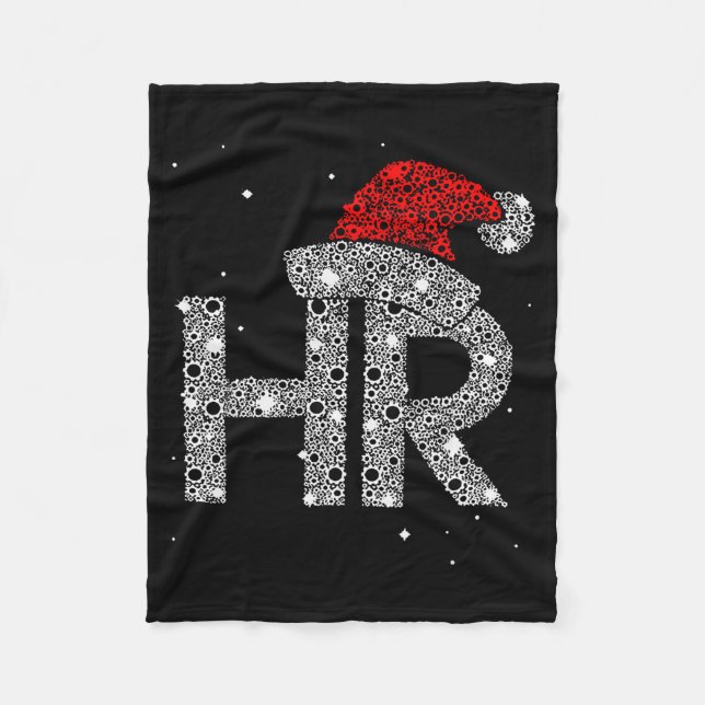 Hr Human Resource Jobs - Funny Christmas Gift  Fleece Blanket (Front)