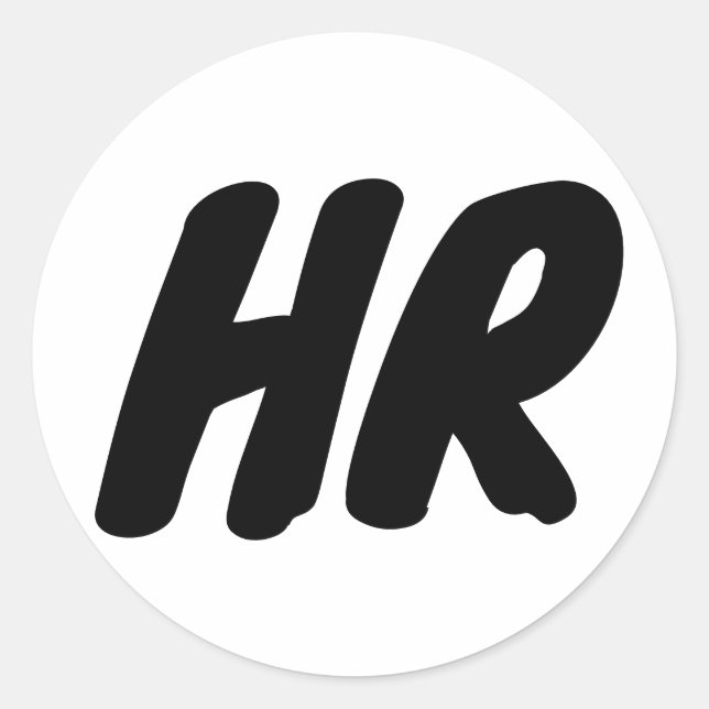 HR - Human Resources Department - Stickers (Front)