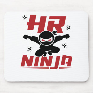 HR Ninja Human Resources Mouse Mat