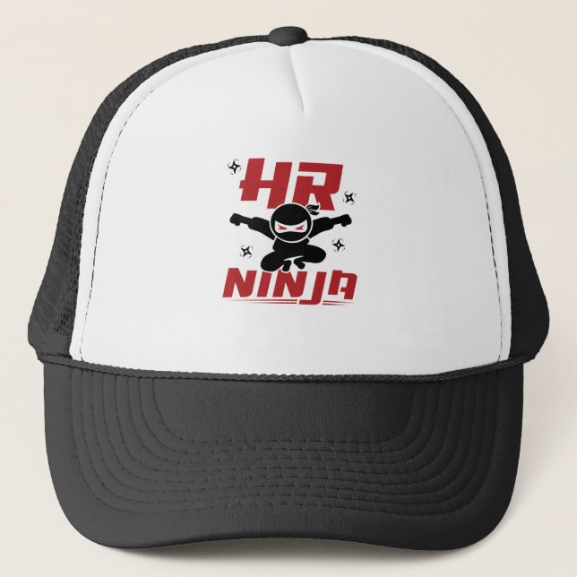 HR Ninja Human Resources Trucker Hat (Front)