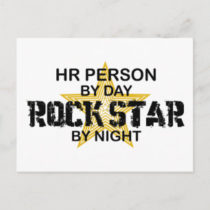 HR Person Deadly Ninja Postcard