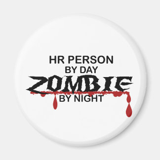 HR Person Zombie Magnet