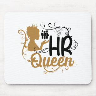HR Queen Human Resources Women Mouse Mat