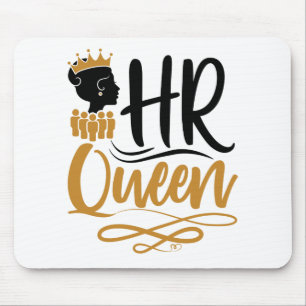 HR Queen Human Resources Women Mouse Mat