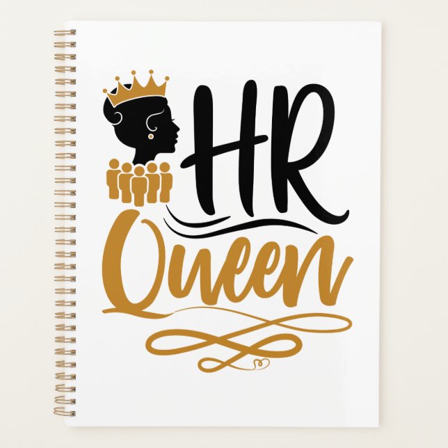 HR Queen Human Resources Women Planner (Front)