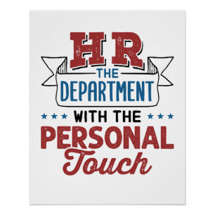 HR The Department with the Personal Touch Poster