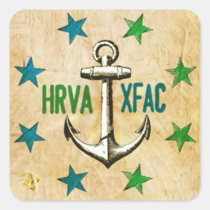 HR X-Fac Square Sticker