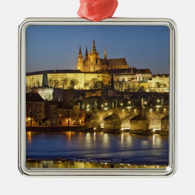 Hradcany Castle Metal Tree Decoration (Front)