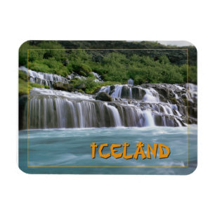 Hraunfossar Falls Iceland Magnet