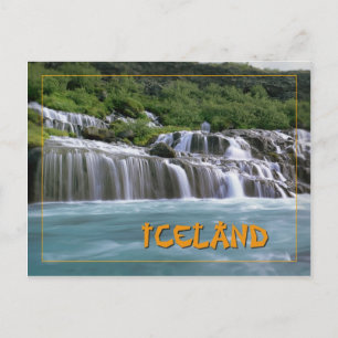 Hraunfossar Iceland Postcard