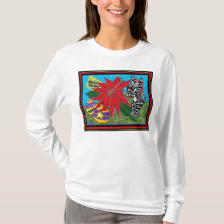 HRB - Zebra Pointsettia Hope T-Shirt